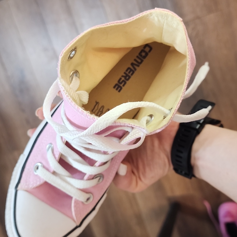 Converse Pink High Tops - Picture 6 of 6